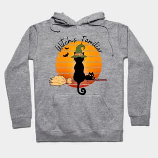 Witchy Black Cat Familiar Hoodie